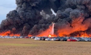 Florida’da 3 bin 500 araç alev alev yandı