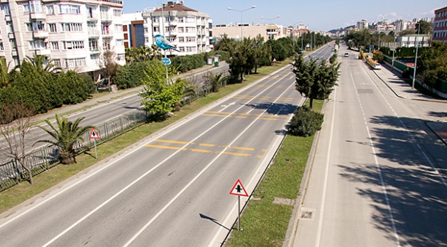 Samsun Valisi Kaymak'tan sokağa çıkmayan vatandaşlara teşekkür