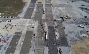 Atatürk Havalimanı'ndaki hastane çalışması havadan görüntülendi