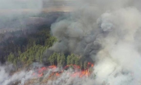 Ukrayna'daki yangın Çernobil'deki nükleer santrale yaklaştı