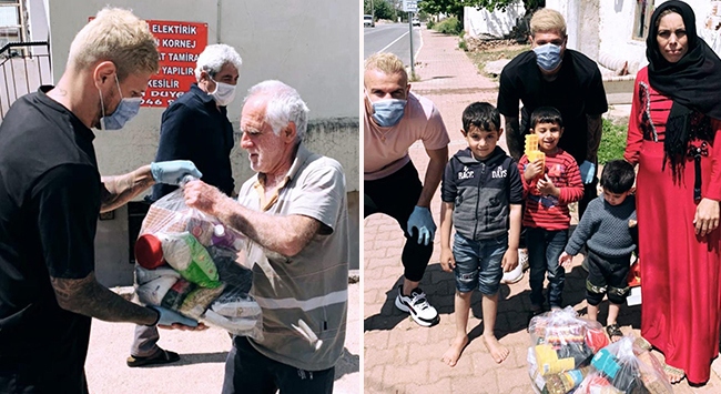 Diego Angelo'dan ihtiyaç sahiplerine yardım