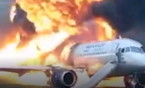 Rusya’daki uçak kazasının yeni görüntüleri yayınlandı