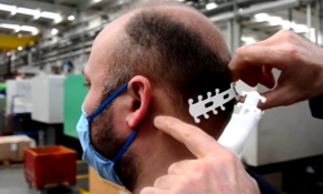 Sağlık çalışanlarına özel maske aparatı üretiyorlar