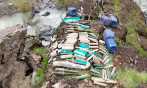 Irak kuzeyinde terör örgütüne ait çok sayıda mühimmat ele geçirildi