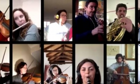 Portekizli orkestra iptal edilen konserini internette verdi