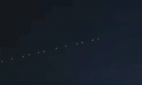 Starlink uydu serisi Mardin'den görüldü