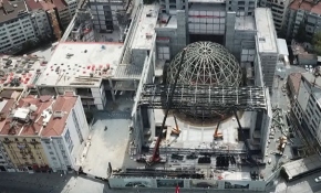 AKM inşaatında sona gelindi