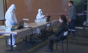 Fabrika işçileri için seyyar test noktaları kuruldu