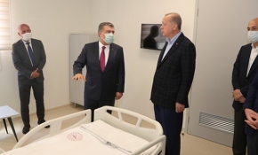 Cumhurbaşkanı Erdoğan'dan hastane inşaatlarında inceleme