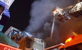İstanbul'da balık restoranında yangın