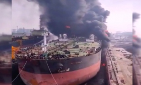 Endonezya'da petrol tankerinde patlama: 22 yaralı