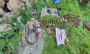 Terör örgütüne ait patlayıcı ve mühimmatlar imha edildi