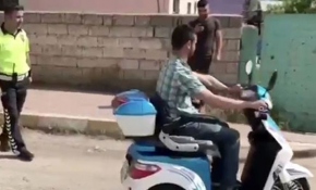 Engelli gencin "akülü bisiklet" sevinci dünyaya bedel