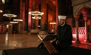 Ayasofya'da fetih coşkusu