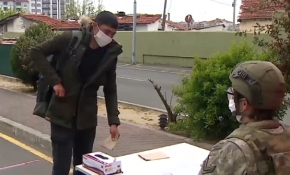 Asker adaylarına koronavirüs testi yapılıyor