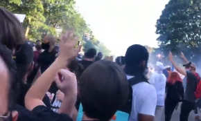 ABD ordusuna bağlı polisler Washington sokaklarına indi