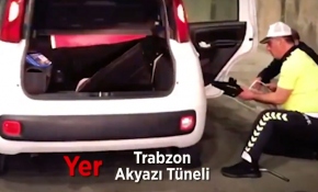 Tünelde lastiği patlayan engelliye polis yardım etti