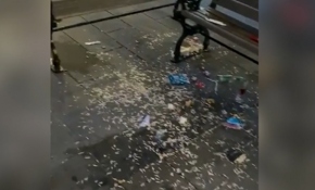 Üsküdar'da yere çöp atanlara uyarı: Çok ceza yazıyoruz