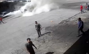 İzmir'de otomobilin LPG tankı patladı: 2 ağır yaralı