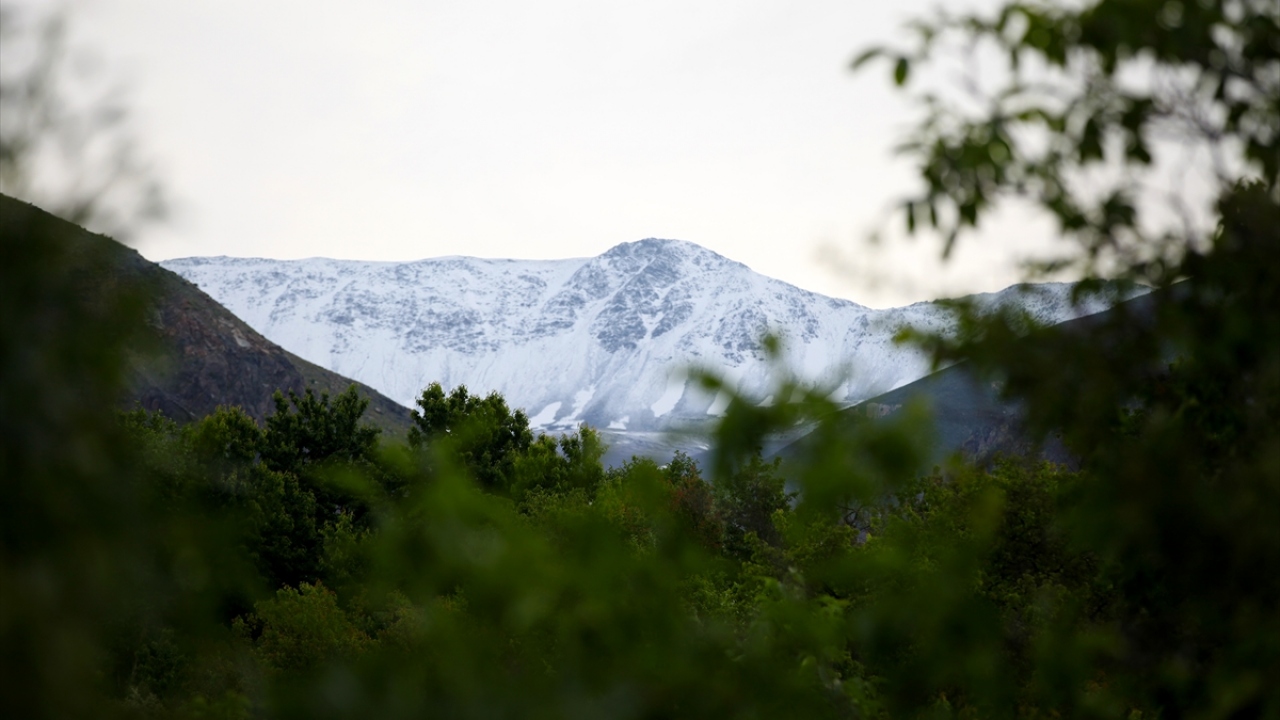 Kent genelinde etkili olan soğuk hava ve sağanak, yüksek kesimlerde kar yağışına dönüştü.