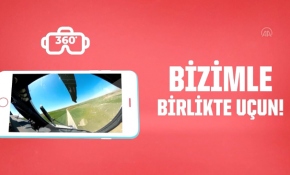 Jandarma helikopteriyle 360 derece sanal gezi deneyimi