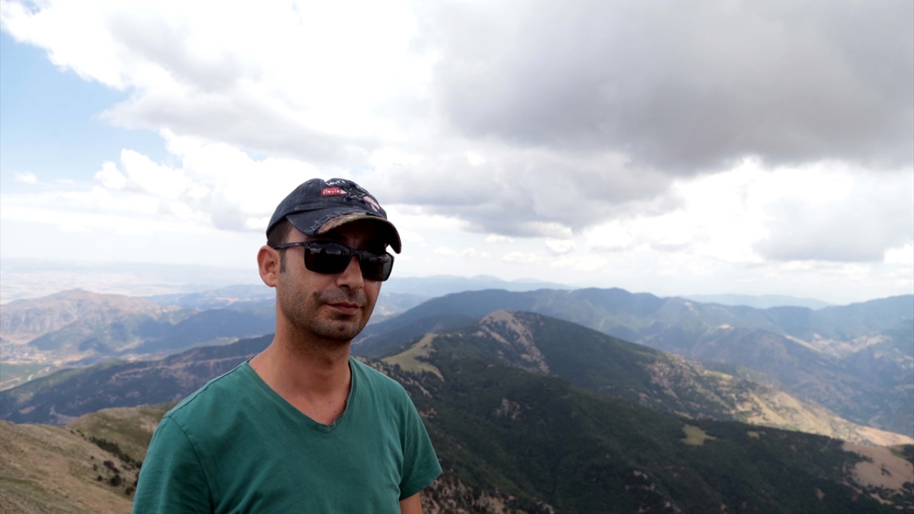 Uğur böceklerini görmeye gelen Aslan Yüzgeç, yaptığı açıklamada, bölgede müthiş bir doğa olayı gerçekleştiğini söyledi.