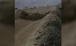 Erzincan'da sağanak nedeniyle dere taştı