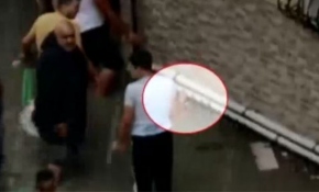 Bodrum katında mahsur kalan kişi elleriyle hayata tutundu