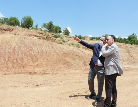 Kırıkkalede yeni mezarlık yeri çalışmaları
