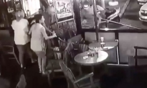 Marmaris'teki deprem anı kamerada