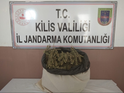 Kiliste uyuşturucu operasyonunda 5 kilogram esrar ele geçirildi