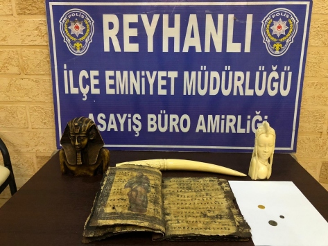 Hatayda tarihi eser kaçakçılığı operasyonunda 3 şüpheli yakalandı
