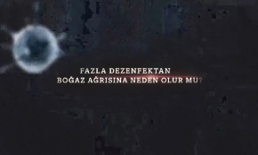 Fazla dezenfektan boğaz ağrısına neden olur mu?