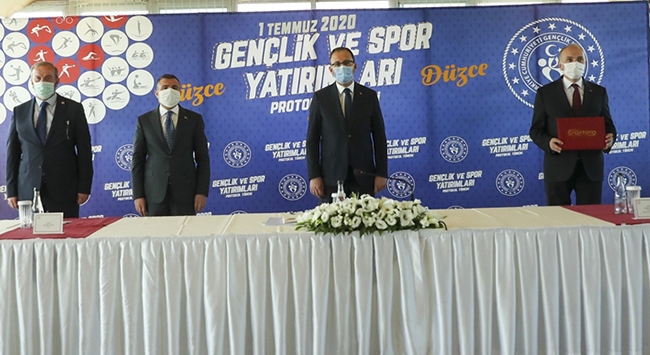 Gençlik ve Spor Bakanlığından Düzce'ye yatırım