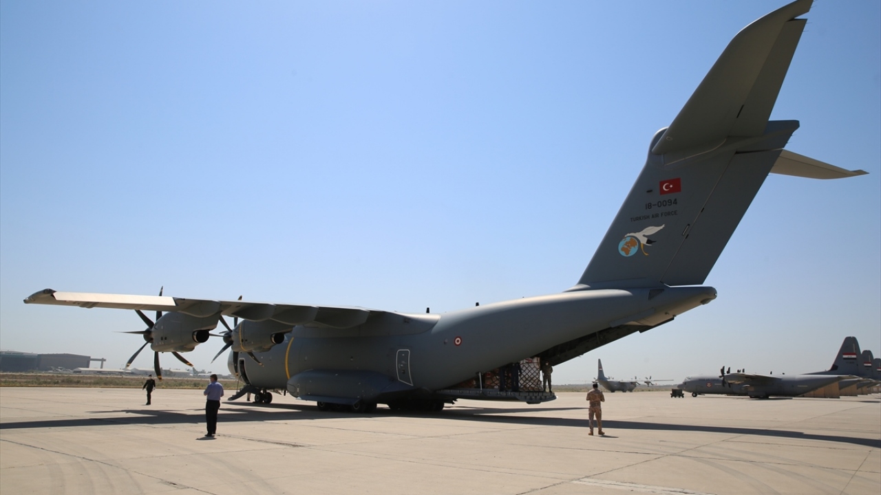 Uçaktaki yardımların bir bölümü Vasıt (Kut) vilayetine, diğer bir kısmı da Türkmenlerin yoğunlukta olduğu Kerkük ve Musul`a ulaştırılacak. 