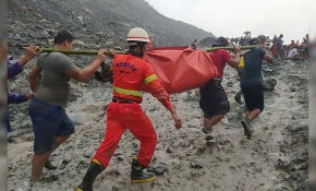 Myanmar'da heyelan: En az 100 ölü