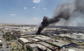 Konya'da atık toplama deposunda çıkan yangın söndürüldü