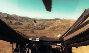 ATAK helikopterinin kokpitinden operasyon anı