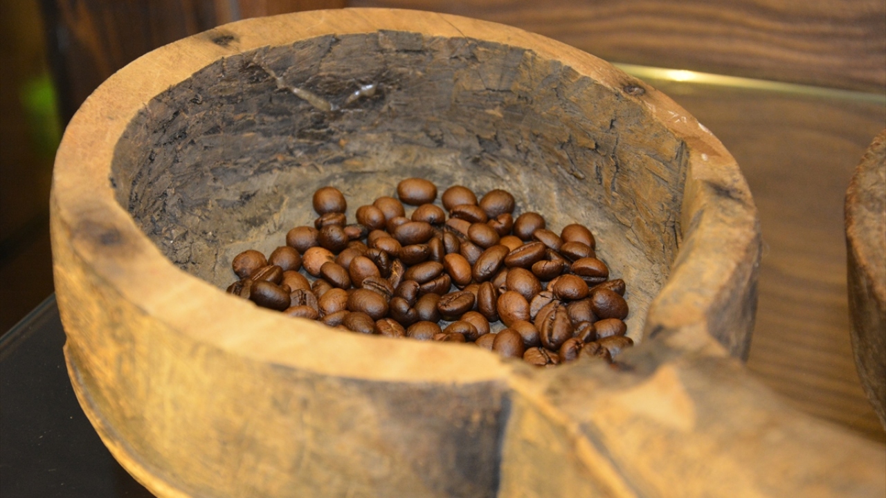 Türk kahvesini gelecek kuşaklara aktarmak ve turistlere tanıtmak amacıyla oluşturulan müzede, özel olarak hazırlanan kayısı çekirdeği kahvesi ziyaretçilere ikram edilerek damakları tatlandırılıyor.