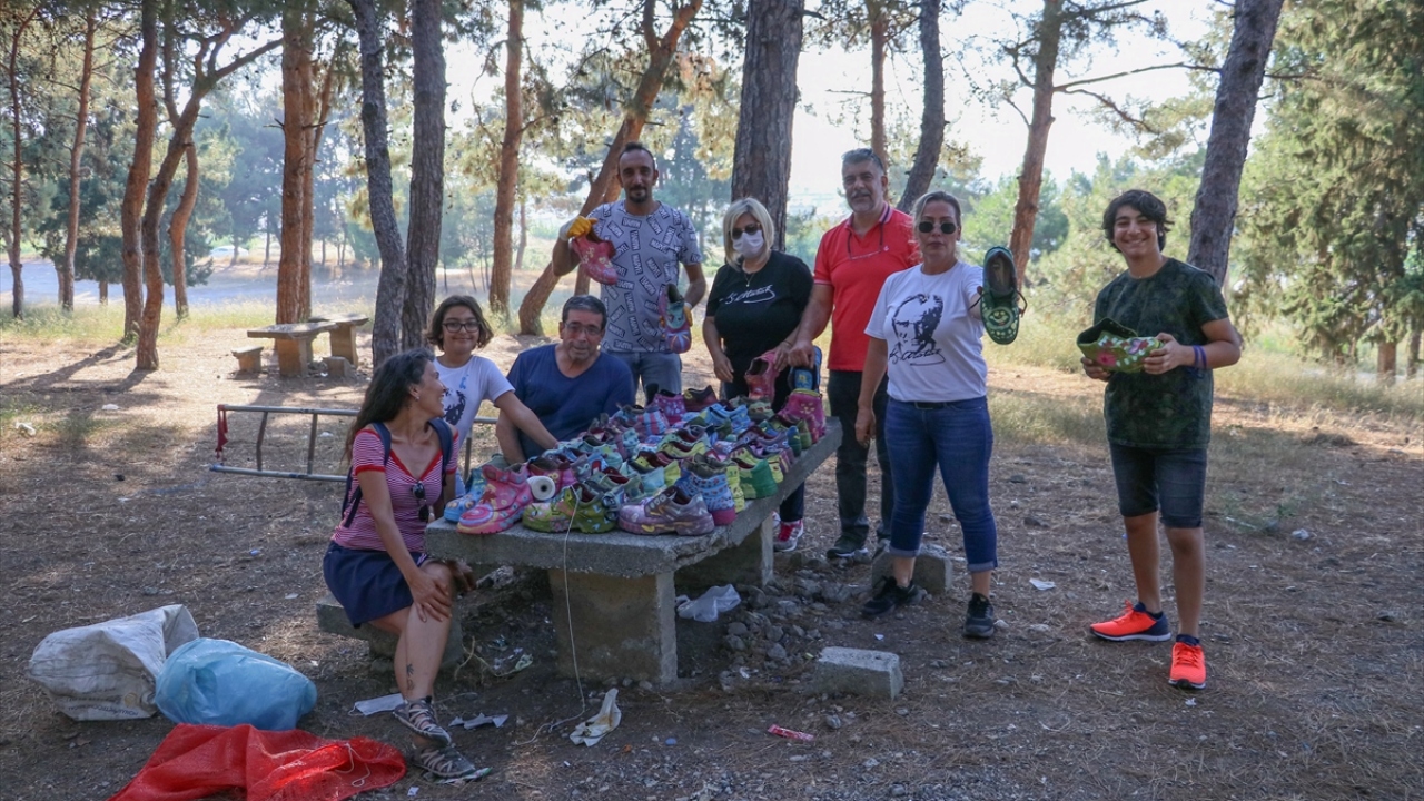 "Eski ayakkabıları çöpe gideceğine değerlendirmek istedik" 