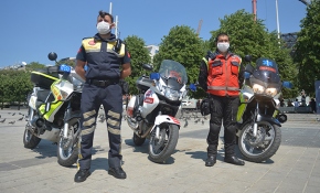 İstanbul'da motosiklet ambulanslar göreve başladı