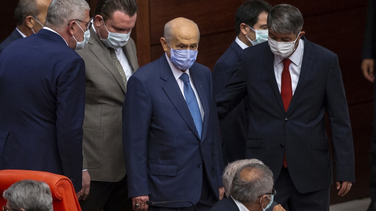 TBMM Genel Kurulu çalışmalarına MHP Genel Başkanı Devlet Bahçeli de katıldı.