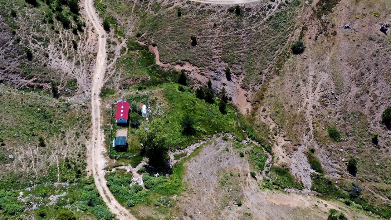 Ulaşımın araçlarla sağlandığı yaylalarda kamp ve karavan turizmi yapanlar, gün batımının ardından kontrollü ateş yakarak, doğada baş başa kalmanın heyecanını yaşıyor.