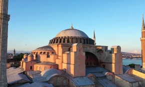 İstanbul Valiliğinden "Hoş geldin Ayasofya" paylaşımı