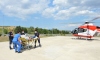 Kalp krizi geçiren kişi ambulans helikopterle hastaneye kaldırıldı