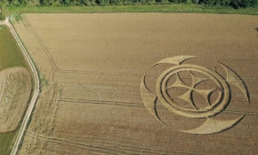 Fransa'da yeni bir ekin çemberi ortaya çıktı