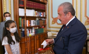 Feza Naz'dan Milli Dayanışma'ya hatıra paralarıyla destek