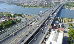 Haliç Köprüsü'nde yol çalışması başladı