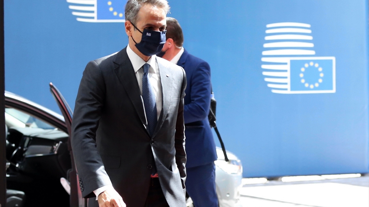 Brüksel`de düzenlenen zirveye Yunanistan Başbakanı Kiriakos Miçotakis de katıldı.