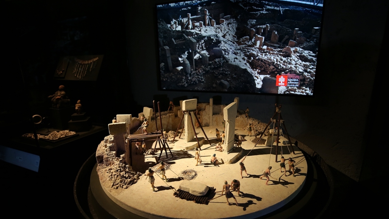 Müzede Göbeklitepe canlandırması da yer alıyor.